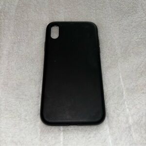 IPhone XR Black Silicone Shockproof Case
